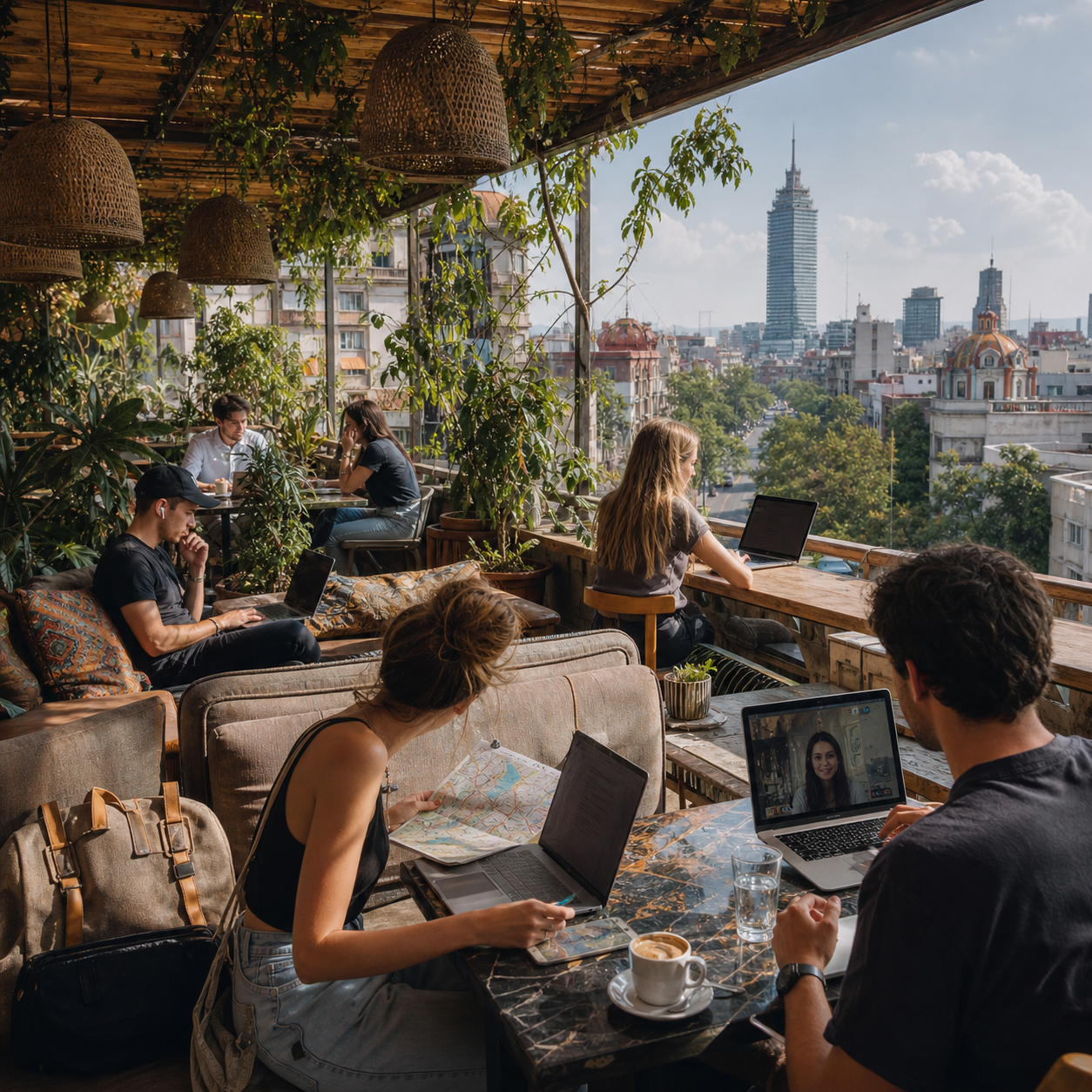 Nómadas digitales en la Ciudad de México